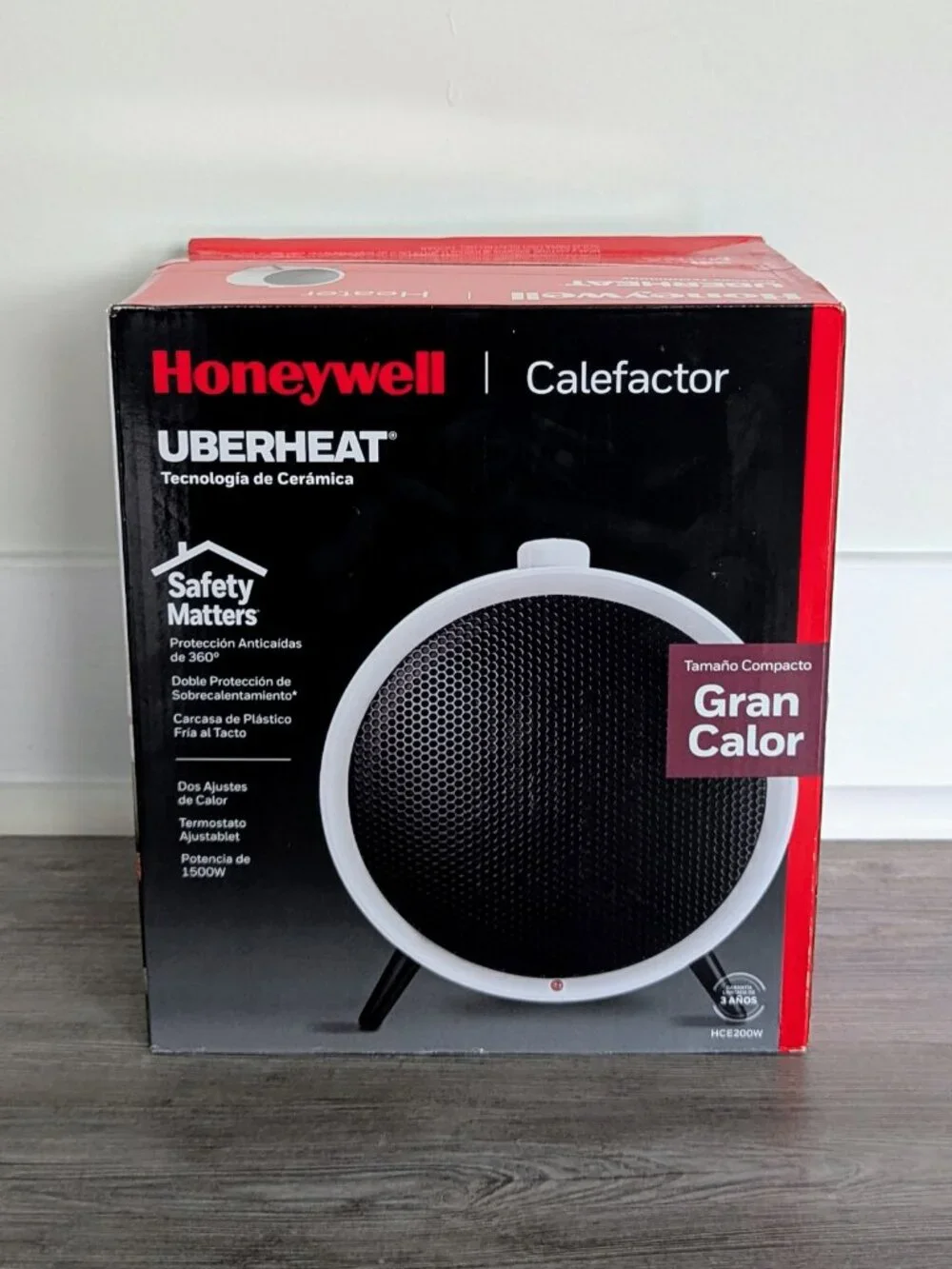 Honeywell UberHeat Ceramic Personal Heater - White, HCE200W - Picture 5 of 5